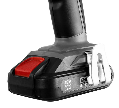Wiertarko-wkrętarka akumulatorowa Energy+ 18V, Li-Ion, uchwyt 10 mm, aku 2Ah, ład, karton Wiertarko-wkrętarka akumulatorowa Energy+ 18V, Li-Ion, uchwyt 10 mm, aku 2Ah, ład, karton