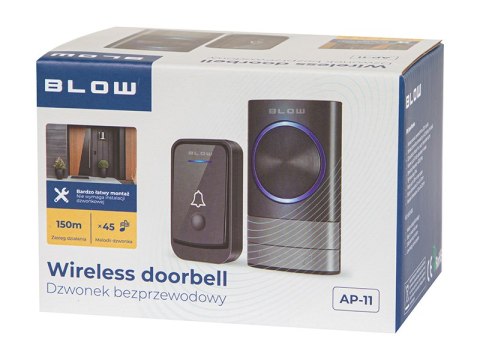 17-106# Dzwonek bezprzewodowy ap-11 17-106# Dzwonek bezprzewodowy ap-11