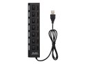 86-073# Rozgałęźnik usb wt.a-7xgn.a hub-06 czarny 86-073# Rozgałęźnik usb wt.a-7xgn.a hub-06 czarny