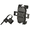 UCHWYT ROWEROWY MOTOCYKLOWY NA TELEFON CZARNY STABILNY