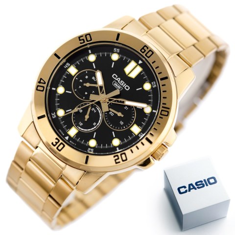 ZEGAREK MĘSKI CASIO MTP-VD300G-1EUDF (ZD202D) + BOX ZEGAREK MĘSKI CASIO MTP-VD300G-1EUDF (ZD202D) + BOX