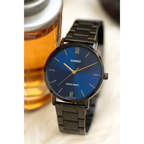 ZEGAREK MĘSKI CASIO MTP-VT01B-2B + BOX ZEGAREK MĘSKI CASIO MTP-VT01B-2B + BOX