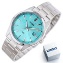 ZEGAREK MĘSKI CASIO TIFFANY BLUE MTP-VD03D-2A3 + BOX