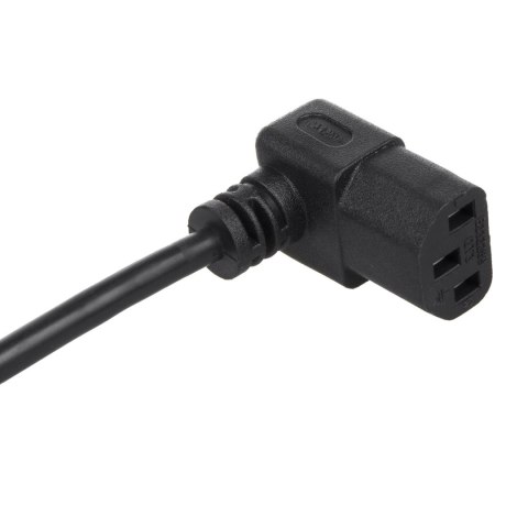 Kabel zasilający Maclean, kątowy, 3 pin, wtyk EU, 1.5m, MCTV-851 Kabel zasilający Maclean, kątowy, 3 pin, wtyk EU, 1.5m, MCTV-851