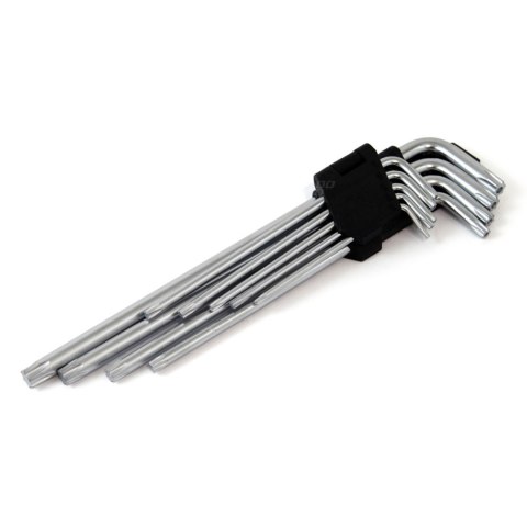 Klucze torx długie 230 mm 9 szt. tkl amio-01039 Klucze torx długie 230 mm 9 szt. tkl amio-01039