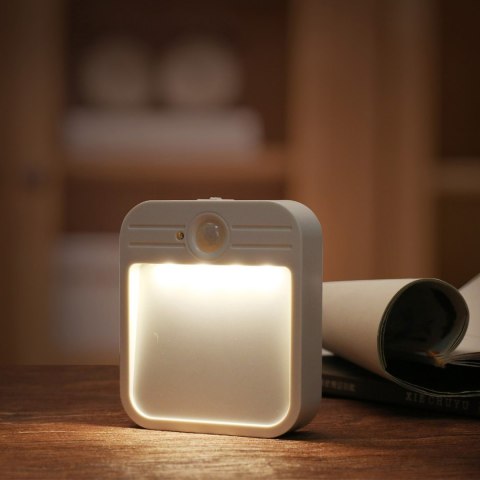 Lampa schodowa LED Maclean, z czujnikiem ruchu, temp. 4000K, 3.7V/500mAh, 4 LED, Zasięg 3-4m, MCE236 Lampa schodowa LED Maclean, z czujnikiem ruchu, temp. 4000K, 3.7V/500mAh, 4 LED, Zasięg 3-4m, MCE236