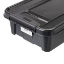 Pojemnik z pokrywą pod łóżko PlastTeam ProBox Recycle QR 31L czarny