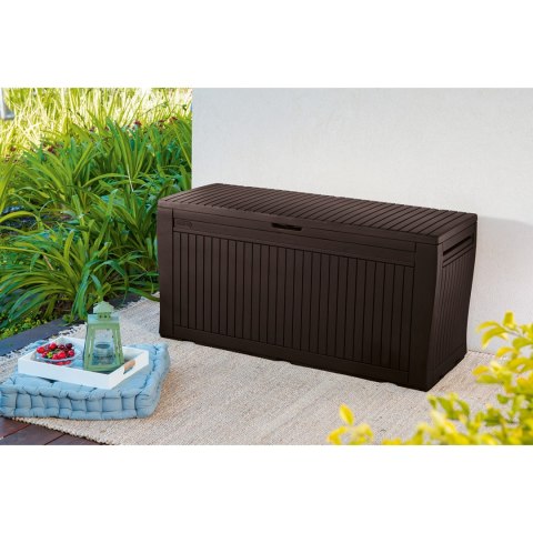 Skrzynia ogrodowa Keter Comfy 270L brązowa Skrzynia ogrodowa Keter Comfy 270L brązowa