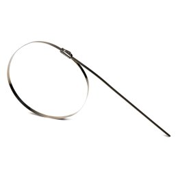 Opaski zaciskowe metalowe ze stali nierdzewnej 7.9x400mm 100 szt. amio-04326