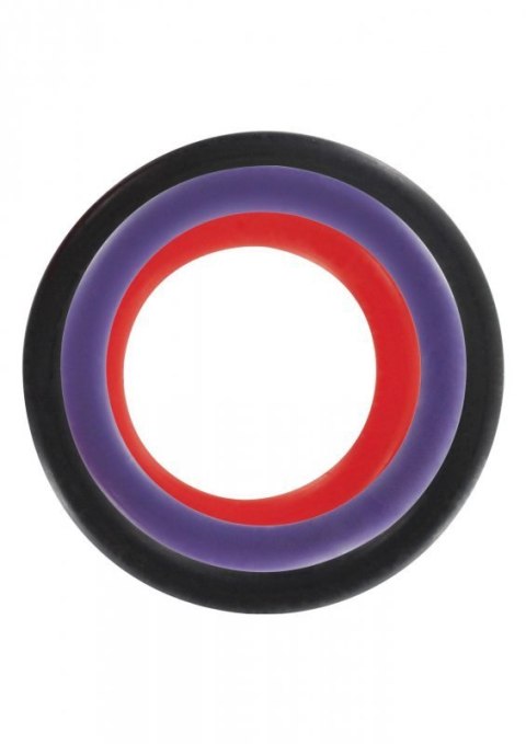 Triple Rings Multicolor 3pcs Multicolor Triple Rings Multicolor 3pcs Multicolor