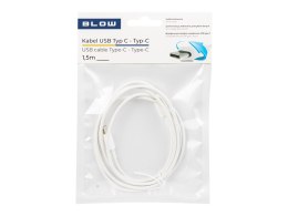 66-148# Przyłącze usb-c - usb-c 2.0 1,5m białe