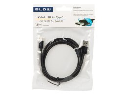 66-154# Przyłącze usb 2.0 a - usb-c 1,5m czarne
