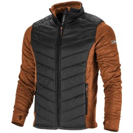 Bluza ocieplana brązowo-czarna, 