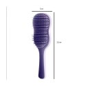 Szczotka do włosów, do rozczesywania, suszenia, masażu fioletowa 22cm SCZ19