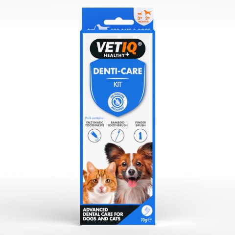 VetIQ Denti - care KIT 70g Pasta enzym zestaw VetIQ Denti - care KIT 70g Pasta enzym zestaw