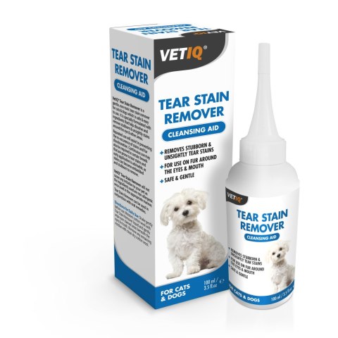 VetIQ Tear Stain Remover do usuwania przebarwień 100ml VetIQ Tear Stain Remover do usuwania przebarwień 100ml