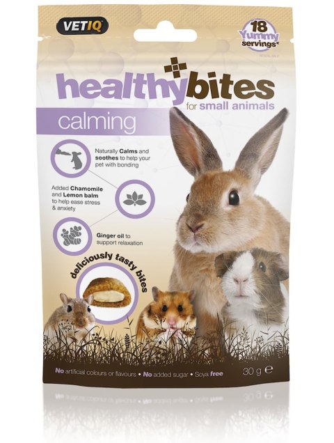 Vetiq Przysmaki dla gryzoni uspokajające Healthy Bites Calming for Small Animals 30g Vetiq Przysmaki dla gryzoni uspokajające Healthy Bites Calming for Small Animals 30g