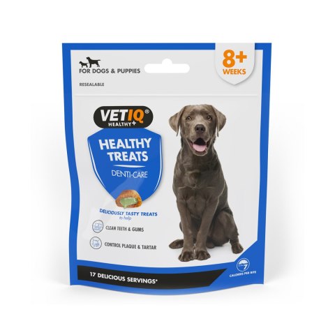 Vetiq Przysmaki dla szczeniąt i psów Świeży oddech i zdrowe zęby Healthy Treats Denti - Care For Dogs 70g Vetiq Przysmaki dla szczeniąt i psów Świeży oddech i zdrowe zęby Healthy Treats Denti - Care For Dogs 70g