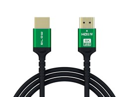 96-645# Przyłącze hdmi-hdmi 8k green proste 1m