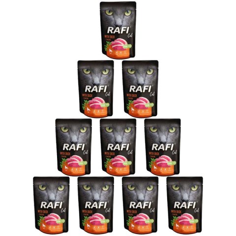 RAFI CAT SASZETKA KACZKA 10 X 100 G