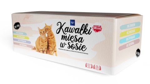 WAFI Karma mokra dla kota saszetki MIX SMAKÓW 40x100g WAFI Karma mokra dla kota saszetki MIX SMAKÓW 40x100g