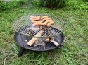 PALENISKO OGRODOWE STALOWE NA OGNISKO - 70CM grubość blachy 2mm