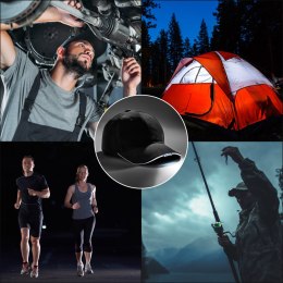 CZAPKA LED LATARKA DASZKIEM WĘDKARSKA DLA WĘDKARZA