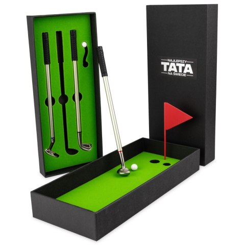 DŁUGOPISY GOLFISTY DELUXE DLA TATY - PREZENT NA DZIEŃ OJĆA - URODZINY