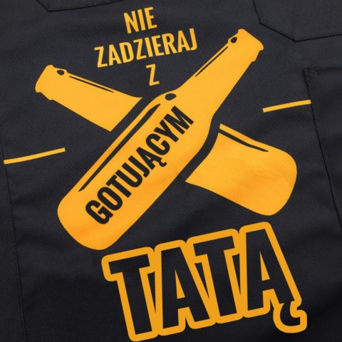FARTUĆH DLA GOTUJĄĆEGO TATY - PREZENT NA DZIEŃ OJĆA - URODZINY - NA GRILLA FARTUĆH DLA GOTUJĄĆEGO TATY - PREZENT NA DZIEŃ OJĆA - URODZINY - NA GRILLA