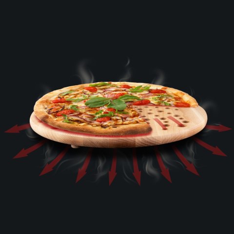PIZZA AERATOR DESKA DO SERWOWANIA PIZZY DREWNIANA PIZZA AERATOR DESKA DO SERWOWANIA PIZZY DREWNIANA