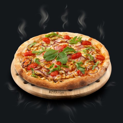 PIZZA AERATOR DESKA DO SERWOWANIA PIZZY DREWNIANA PIZZA AERATOR DESKA DO SERWOWANIA PIZZY DREWNIANA