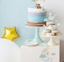 DEKORACJE DO MUFFINEK BABECZEK - WIELORYB 11CM-13,5CM 7 SZTUK