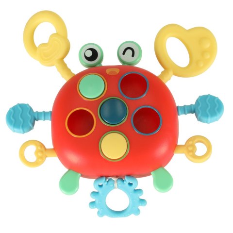 GRYZAK DLA DZIECI ZABAWKA SENSORYCZNA MONTESSORI KRAB GRYZAK DLA DZIECI ZABAWKA SENSORYCZNA MONTESSORI KRAB