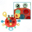 GRYZAK DLA DZIECI ZABAWKA SENSORYCZNA MONTESSORI KRAB