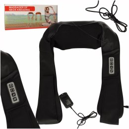 KOŁNIERZ MASUJĄCY ROZGRZEWAJĄCY MASAŻER SHIATSU SZYI KARKU PLECÓW