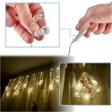 KURTYNA LED NA OKNO GIRLANDA ŚWIĄTECZNA CHOINKOWA 3 M 125 LED