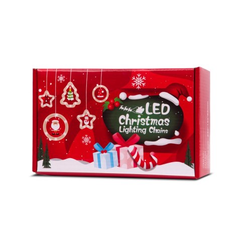 KURTYNA LED NA OKNO GIRLANDA ŚWIĄTECZNA CHOINKOWA 3 M 125 LED KURTYNA LED NA OKNO GIRLANDA ŚWIĄTECZNA CHOINKOWA 3 M 125 LED
