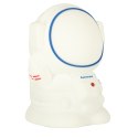 LAMPKA NOCNA DLA DZIECI SILIKONOWA DOTYKOWA MIĘKKA 8 LED USB RGB BIAŁA ASTRONAUTA