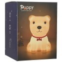 LAMPKA NOCNA DLA DZIECI SILIKONOWA DOTYKOWA MIĘKKA 8 LED USB RGB BIAŁA PIESEK