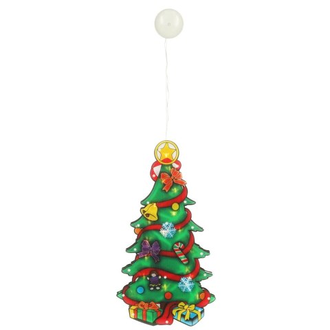 LAMPKI LED WISZĄCA DEKORACJA OKNA ŚWIĄTECZNA CHOINKA XXL 45CM LAMPKI LED WISZĄCA DEKORACJA OKNA ŚWIĄTECZNA CHOINKA XXL 45CM