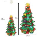 LAMPKI LED WISZĄCA DEKORACJA OKNA ŚWIĄTECZNA CHOINKA XXL 45CM