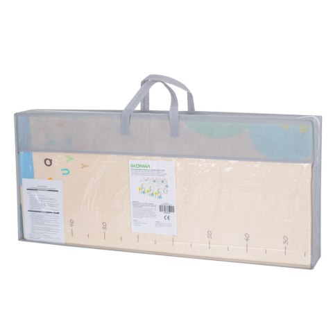 MATA EDUKACYJNA PIANKOWA DWUSTRONNA SKŁADANA SŁONIE ALFABET 180 X 200 CM MATA EDUKACYJNA PIANKOWA DWUSTRONNA SKŁADANA SŁONIE ALFABET 180 X 200 CM