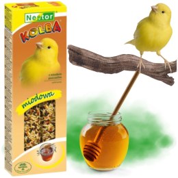 Karma dla kanarków Kolba Classic miodowa NESTOR przysmak z miodem ziarnami