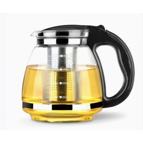 Żaroodporny dzbanek z zaparzaczem i pokrywką 2000 ml - DZ08