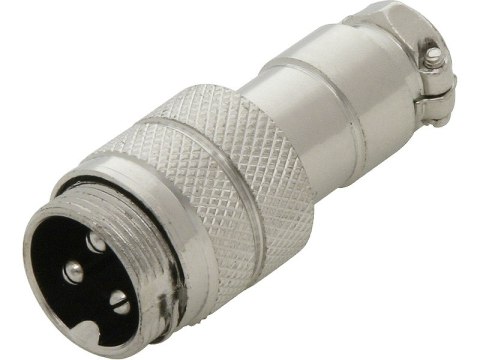 20-093# Gniazdo cb mikrofonowe 3pin na kabel 20-093# Gniazdo cb mikrofonowe 3pin na kabel