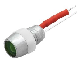 2510# Dioda led 5mm (12v zielona kontrolka)