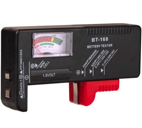 AG372 Tester baterii aku. aaa, aa, 9v AG372 Tester baterii aku. aaa, aa, 9v