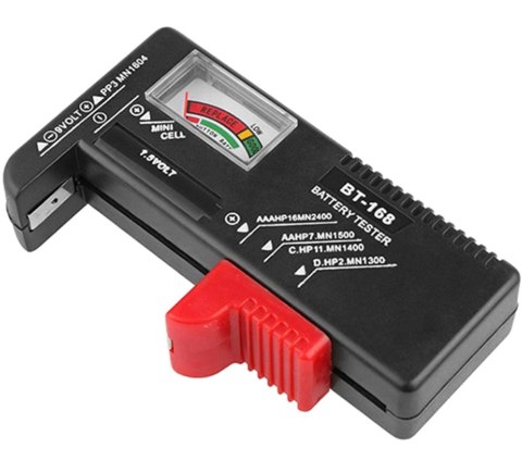 AG372 Tester baterii aku. aaa, aa, 9v AG372 Tester baterii aku. aaa, aa, 9v