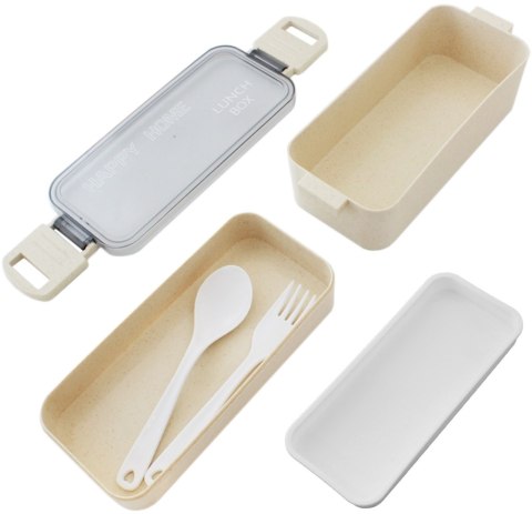 AG479I Pojemnik 750ml lunch box beige AG479I Pojemnik 750ml lunch box beige
