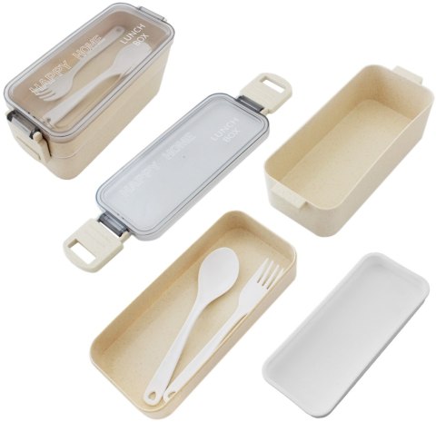 AG479I Pojemnik 750ml lunch box beige AG479I Pojemnik 750ml lunch box beige